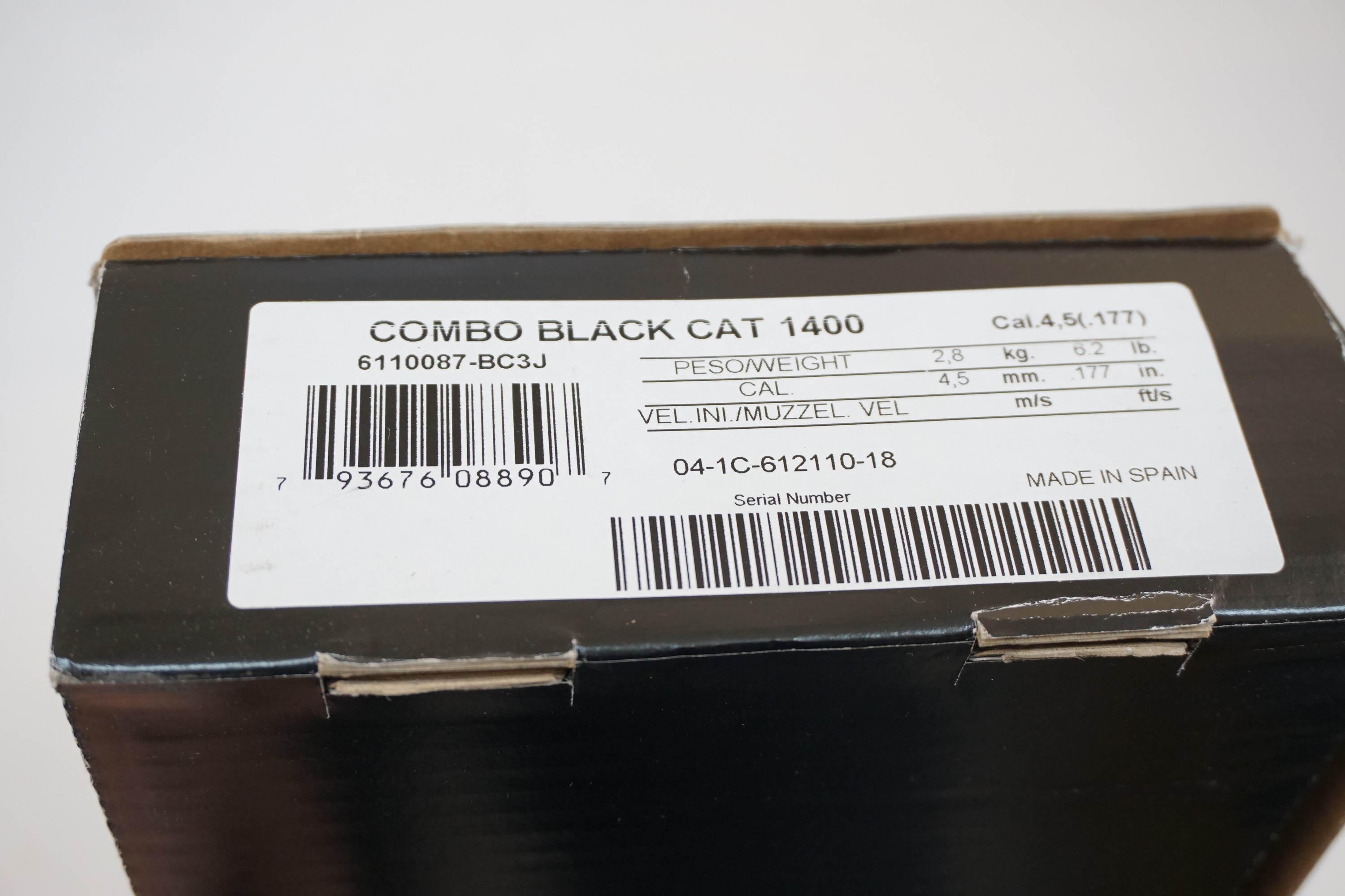 Винтовка пневматическая Black Cat 1400, к.4,5